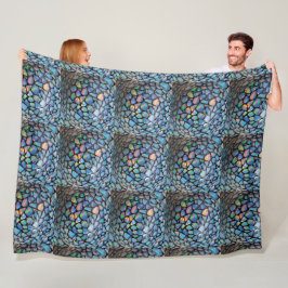 Opal Mozaïek1 Fleece Deken