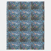 Opal Mozaïek1 Fleece Deken (Voorkant)