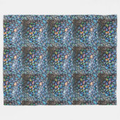 Opal Mozaïek1 Fleece Deken (Voorkant (Horizontaal))