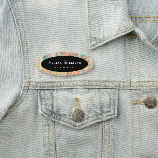 Opal Name Tag (In situ)