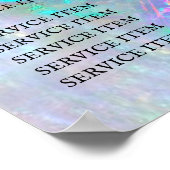  opal ontwerp prijstlijst poster (Hoek)