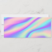 Opal Party Ticket Invitation Kaart (Achterkant)