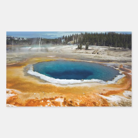 Opal Pool Rechthoekige Sticker (Voorkant)