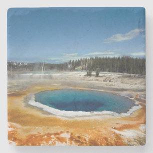 Opal pool stenen onderzetter