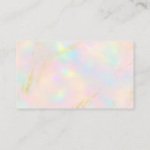 Opal QR Code Minimalist Professional Visitekaartje (Achterkant)