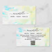 *~* OPAL QR Prism AP26 Crystal Etheral Rainbow Visitekaartje (Voorkant / Achterkant)