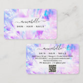 *~* OPAL QR-rism AP26 Crystal Rainbow Etheral Visitekaartje (Voorkant / Achterkant)