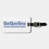 Opal Quest Group Bagage Label (Voorkant horizontaal)