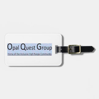 Opal Quest Group Bagage Label
