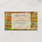 Opal Rock Layers Customer Loyalty Kaart Visitekaartje (Achterkant)