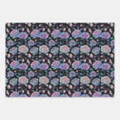 Opal Rozen Wrapping Paper Flat Sheet Set van 3 (Voorkant 3)