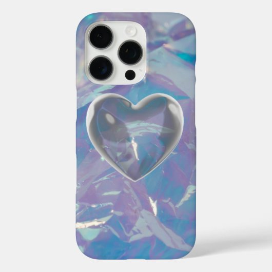 Opal & Silver Luminescent Shiny Purple Blue Gemsto Case-Mate iPhone Case (Achterkant)