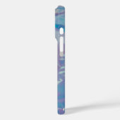 Opal & Silver Luminescent Shiny Purple Blue Gemsto Case-Mate iPhone Case (Achterkant / Links)