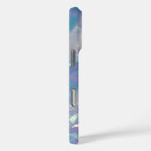 Opal & Silver Luminescent Shiny Purple Blue Gemsto Case-Mate iPhone Case (Achterkant / Rechts)