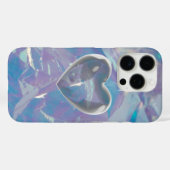 Opal & Silver Luminescent Shiny Purple Blue Gemsto Case-Mate iPhone Case (Achterkant (horizontaal))