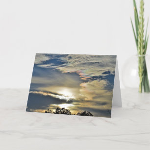 Opal Sky - 5 X 7 kaart, blanco binnenkant Kaart