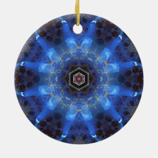 Opal Star Mandala Ornament (Achterkant)