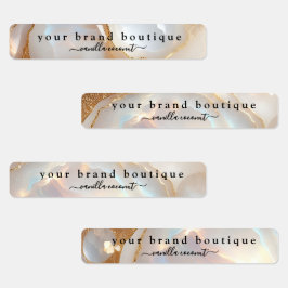 Opal steen dun product verzegelingslabel labels