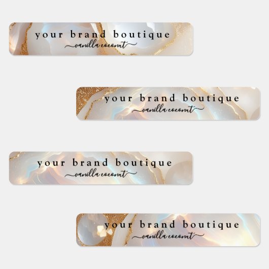 Opal steen dun product verzegelingslabel labels (Groep)