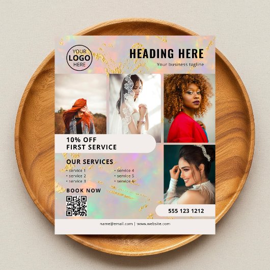 Opal Steen Foto Zakelijke Marketing Flyer
