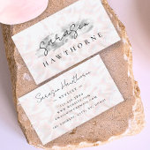 Opal Steen Zilveren Borstel Stroke Luxe Visitekaartje