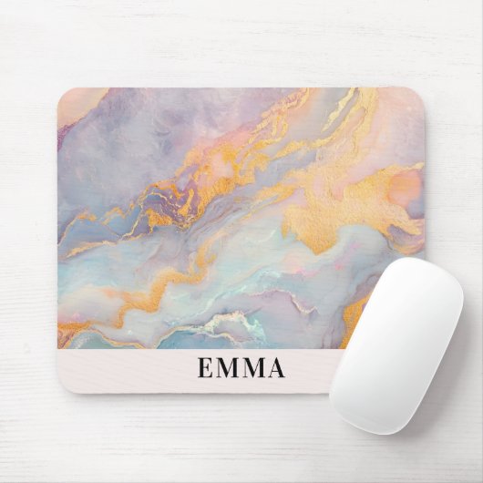 Opal Stone Abstracte textuur Muismat (Met muis)