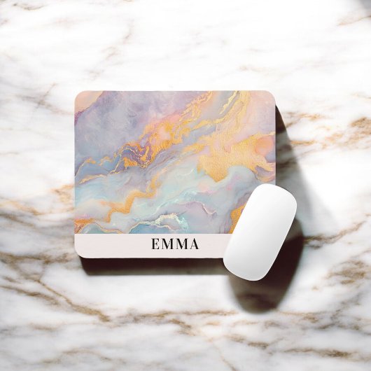 Opal Stone Abstracte textuur Muismat