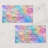 opal stone business card visitekaartje (Voorkant / Achterkant)
