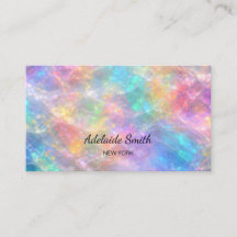 opal stone business card