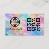 opal stone business card visitekaartje (Voorkant)