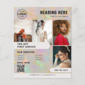 Opal Stone Foto Zakelijke Marketing Flyer (Voorkant)