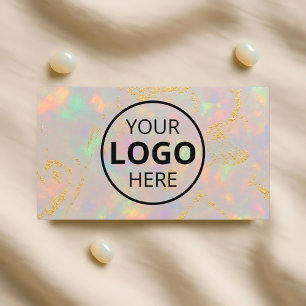 Opal Stone Logo QR-code Visitekaartje