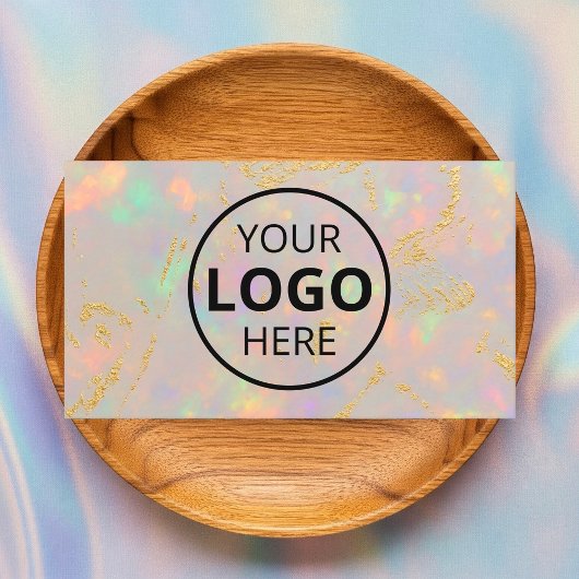 Opal Stone Logo QR-code Visitekaartje