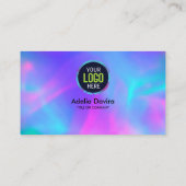 Opal Stone Luxury Business Card Design Visitekaartje (Achterkant)