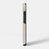 Opal Stone Monogram Calligrafie iPhone Hoesje (Linkerkant)