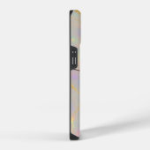 Opal Stone Monogram Calligrafie iPhone Hoesje (Rechterkant)