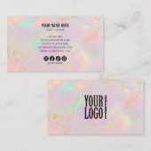 opal stone visitekaartje (Voorkant / Achterkant)