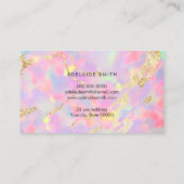 Opal Texture Loyalty Card Visitekaartje (Achterkant)