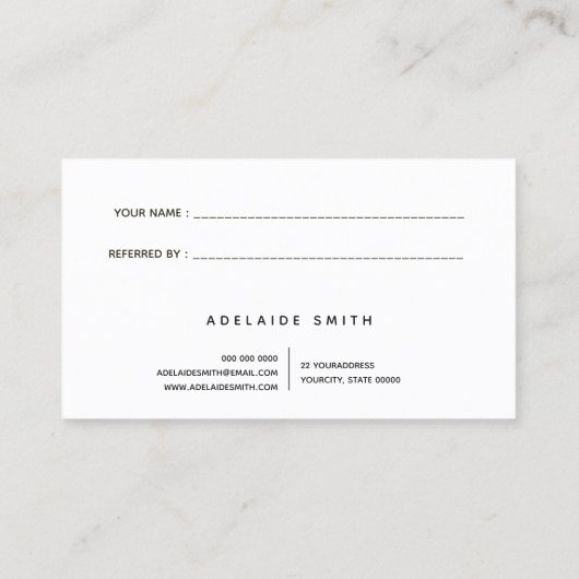 Opal textuur achtergrond verwijzingskaart visitekaartje (Achterkant)