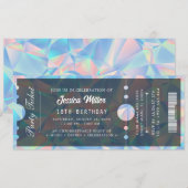 Opal Ticket Uitnodiging (Voorkant / Achterkant)