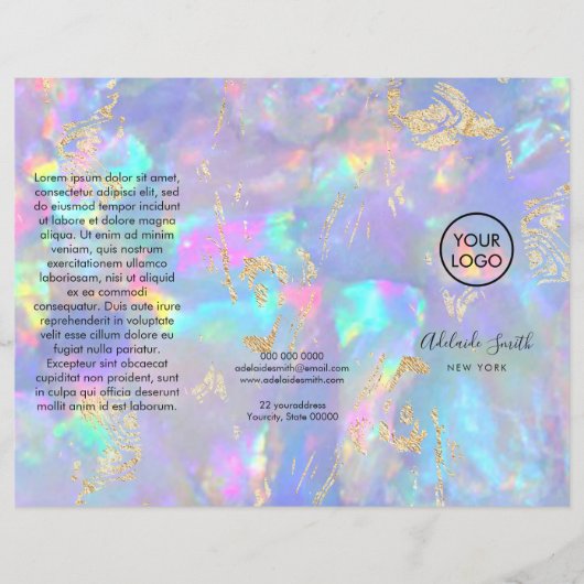 opal trifold brochure (Voorkant)