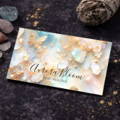 Opal Vlinder Maansteen Reiki Genezer Visitekaartje