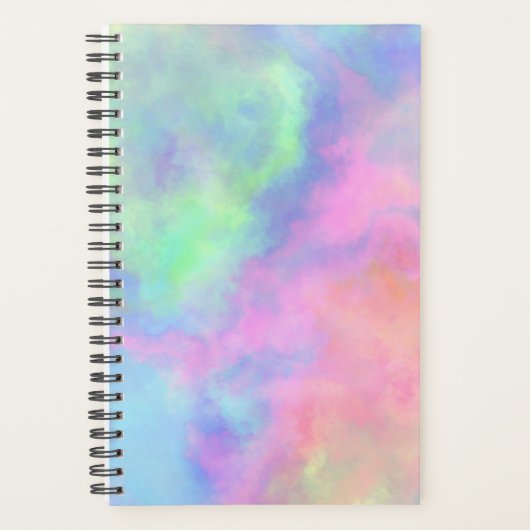 opal watercolor splash : planner (Voorkant)