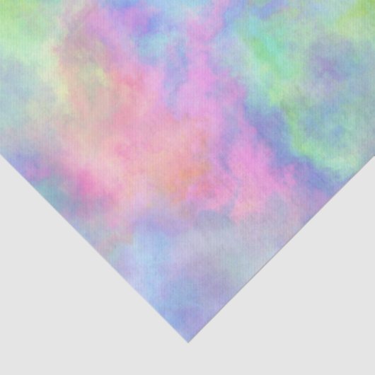 Opal waterverf splash : Tissue Paper Tissuepapier (Detail)