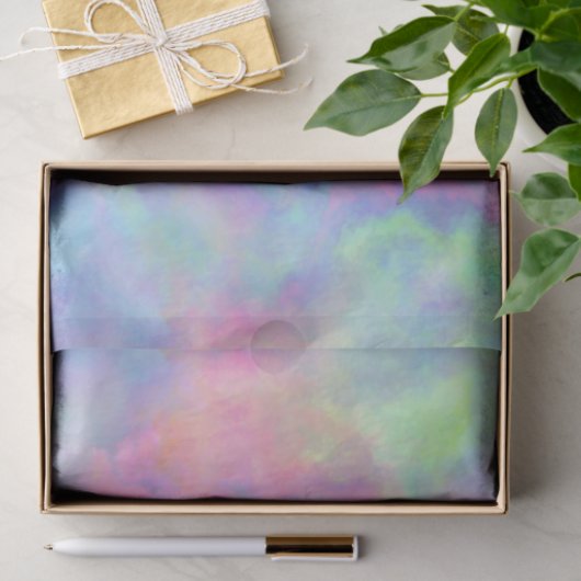 Opal waterverf splash : Tissue Paper Tissuepapier (Geschenk)