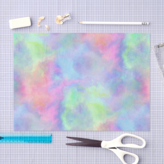 Opal waterverf splash : Tissue Paper Tissuepapier (Craft)