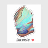 Opale edelsteen sticker (Vel)