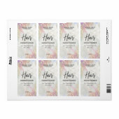 Opale Glitter Hair Product Labels (Full Sheet)