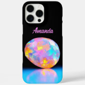 Opale gloed gepersonaliseerd Case-Mate iPhone case (Achterkant)