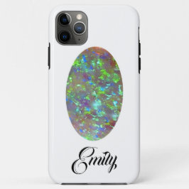 Opale iPhone case Gemstone Oval Cabochon